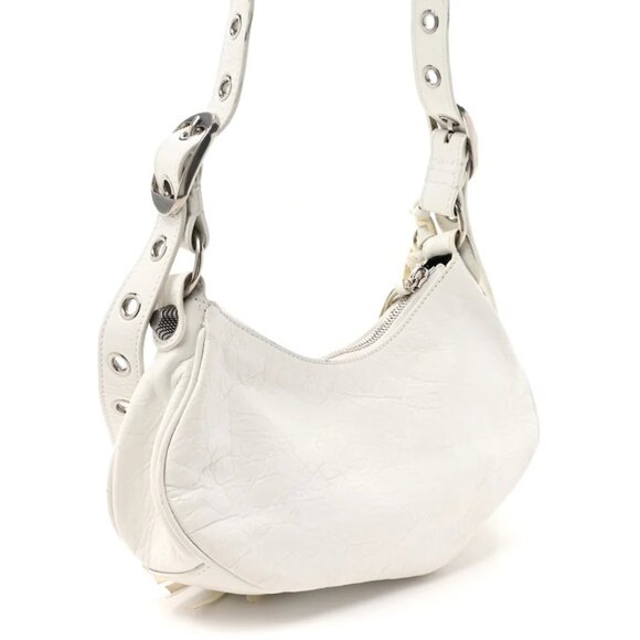Balenciaga Le Cagole Leather Bag White XS - Picture 3 of 14